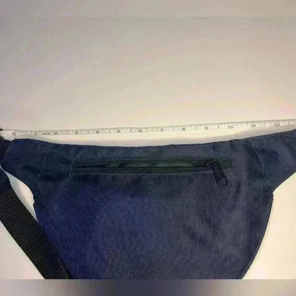 Navy Blue East Sport Fanny Pack With Pockets And Adjustable Straps Unisex - Picture 6 of 8